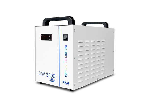 無紡布小型激光雕刻機冷水機CW-3000上的顯示器能調(diào)節(jié)水溫嗎？